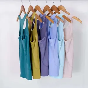 Top Women Yoga T-Shirts Seamless Tank Sleeveless Short Sleeve High-Elastic Breathable Running Quick Drying Sport-Cycling Gym Wear Sporty